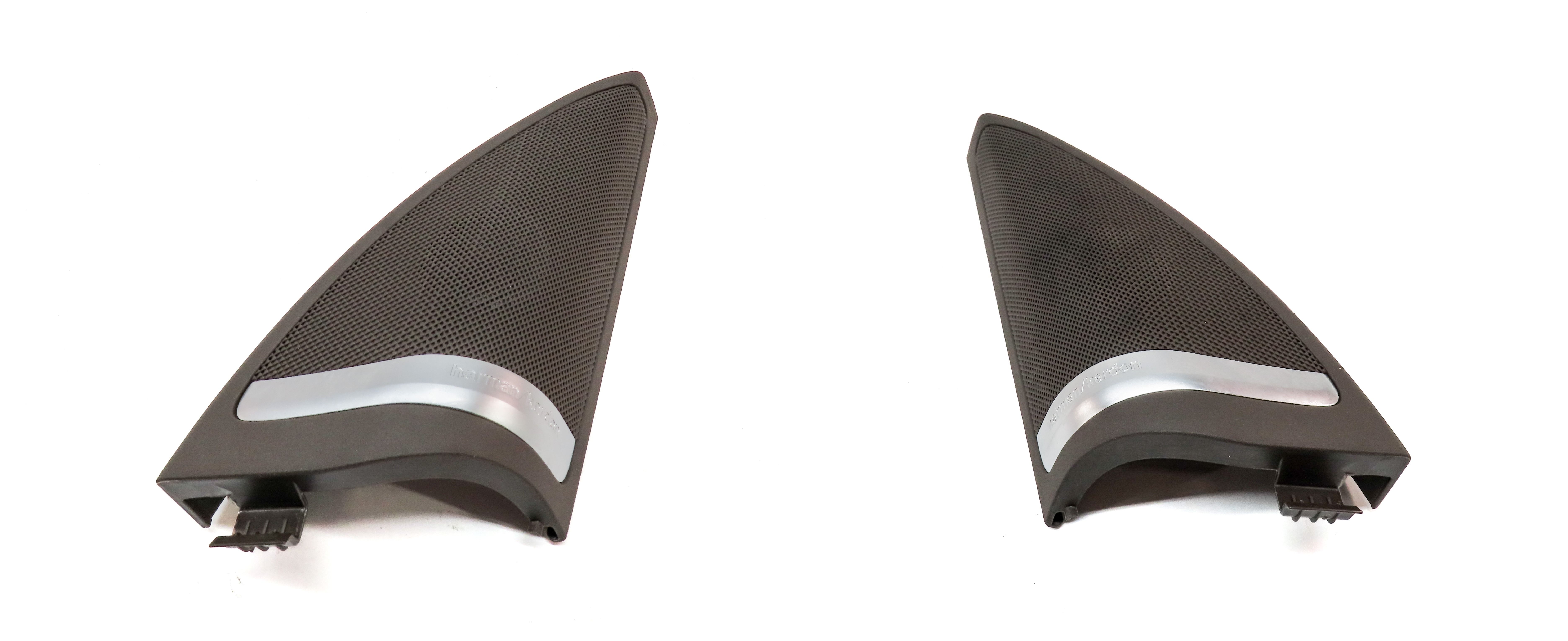 15 MERCEDES GL550 (X166) HARMAN KARDON AUDIO SPEAKER GRILLE COVER SET/2 (BROWN) — exact item pictured